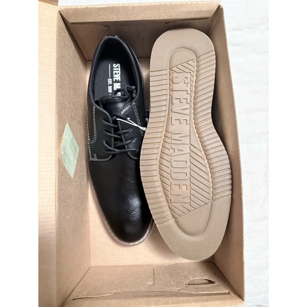 Men's New In‎ Box Steve Madden P-Jansen Black Size 9